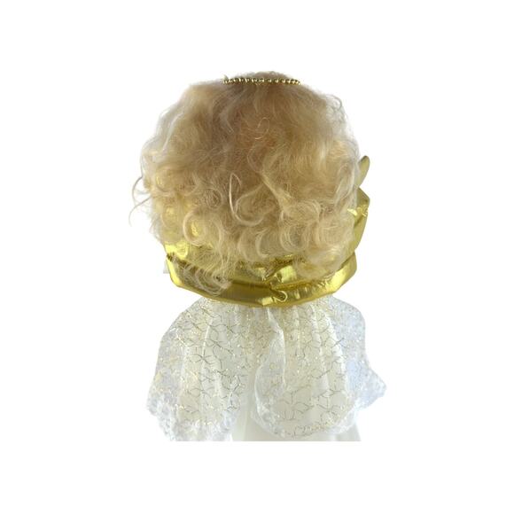 Vintage Animated Telco Angel Motionette 17" Christmas Display Figure With Candle - Picture 5 of 16